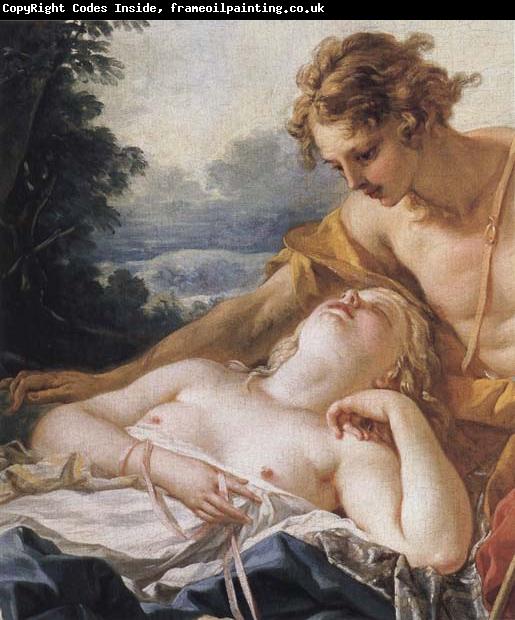 Francois Boucher Details of Daphnis and Chloe
